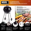 Duke Grills Omaha Charcoal Kettle BBQ Grill - 18” x