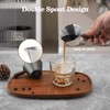 Mongdio Espresso Measuring Cup, Stainless Steel Espresso Shot Cups with