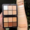 Professional Makeup Cream Contour Palette, MKNZOME 12 Colours Concearler Full