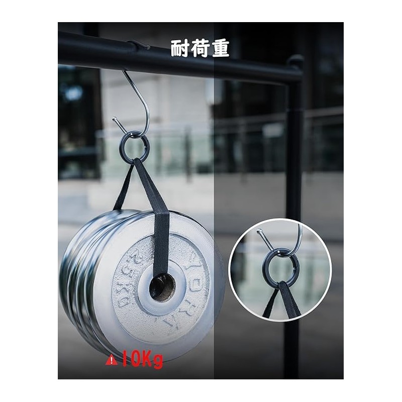 TISUR Round Carabiner Key Holder, Small, Stylish, Car Key Ring,