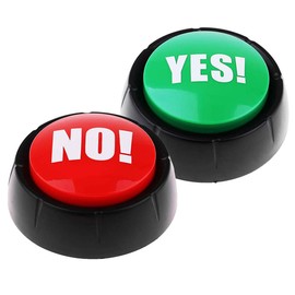 Fermore Quick Press Button Jesus No Family Friend Lovers Banquet Travel Quiz Competition Set of 2