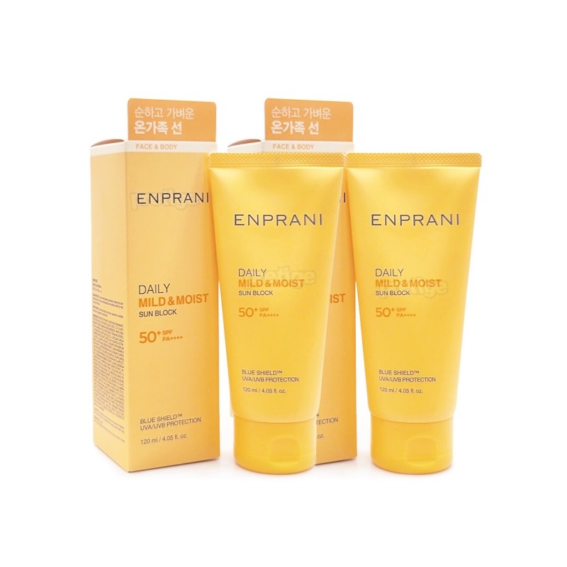Enprani Sunscreen x2 - Daily 120ml/Sun Stick/Silky Fit / 엔프라니