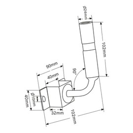 KAMAR Round L Shaped Hood Indicator Holder