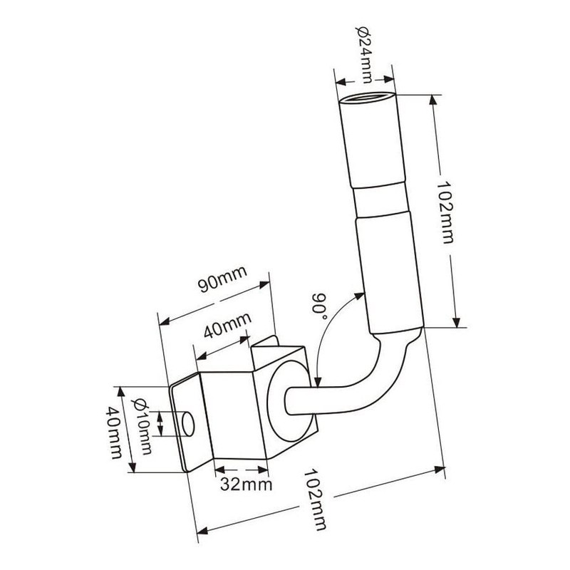 KAMAR Round L Shaped Hood Indicator Holder