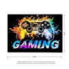 Dowtowter Gamer Rug Non Slip Washable Soft Polyester Carpet Mat