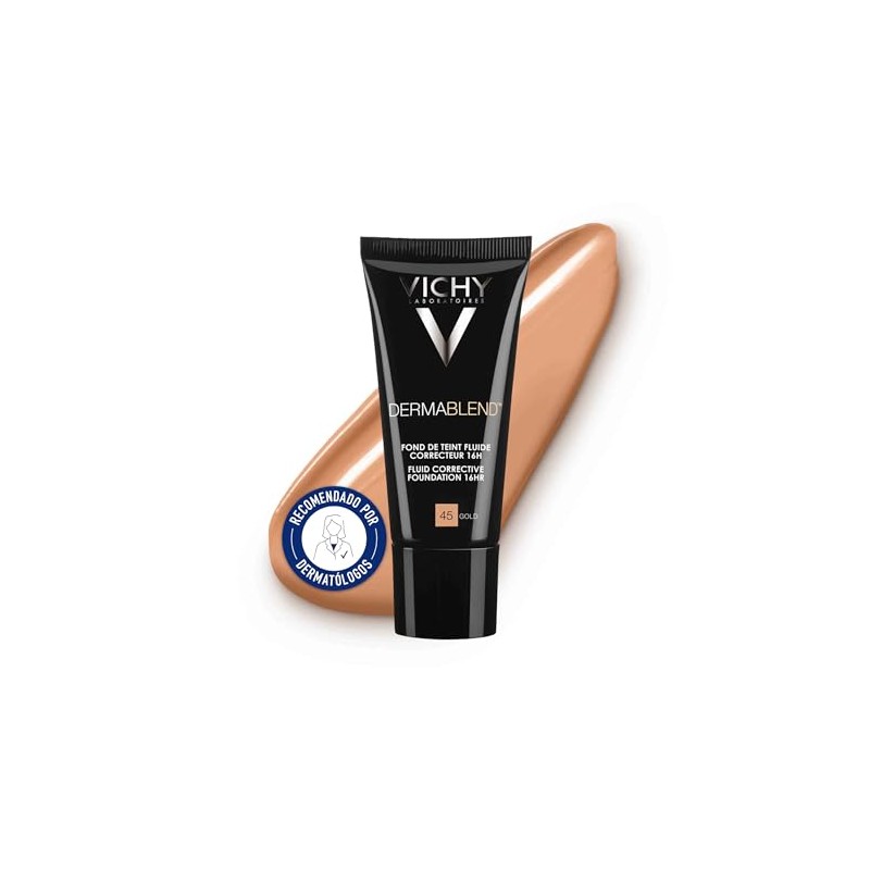 VICHY Base de Maquillaje Fluida Alta Cobertura FPS35 Vichy Dermablend