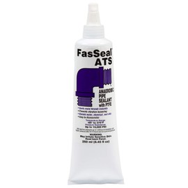 Gasoila FasSeal ATS Anaerobic Thread Sealant with PTFE, -60 to 375 Degree F, 250mL Tube
