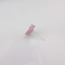 Pretty Smart Faux Druzy Earrings on Hypoallergenic Plastic Posts 10mm (Pale Pink)