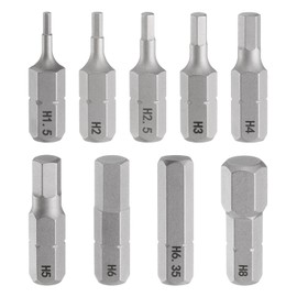 HARFINGTON 2pcs PH0 Magnetic Phillips Screwdriver Bit 1/4" Hex Shank 25mm Length S2 Steel