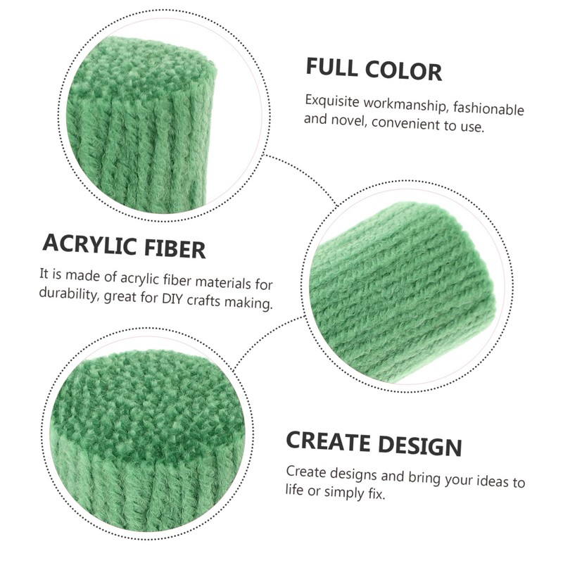 Gatuida 10 Rolls Latch Hook Yarn DIY Crochet Rug Yarn