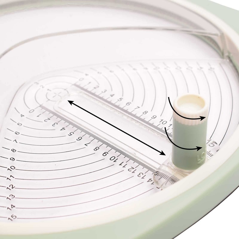 Vaessen Creative Circle Cutter Paper, Circle Cutter, for Cutting Circles