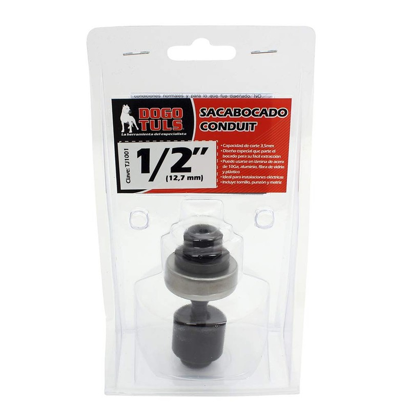 Dogotuls TJ1001 Sacabocado Conduit, 1/2"