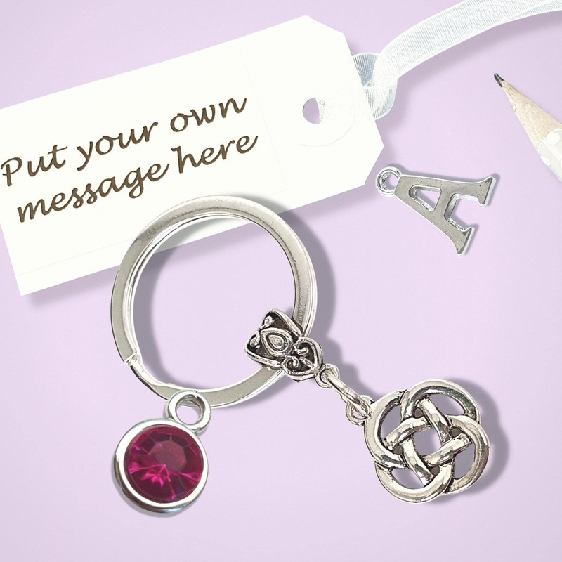 Celtic Infinity Knot Keyring Gift