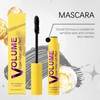 Waterproof Mascara with Bubble Fiber Technology, Smudge-Proof and Clump-Free Formula
