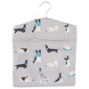 Beldray LA032005DFEU7 Dog Print Clothes Peg Bag Hanging Line Peg