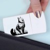 ' Siberian Cat Looking Up' Pill Box with Tablet Splitter
