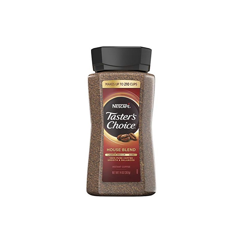 NESCAFE Taster's Choice Instant Coffee, House Blend (14 Ounce)
