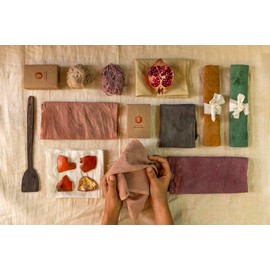 Fabric Dye with Natural Extract Colors | Ideal for Coloring Clothes Scarves Bags Bandanas | DIY Art & Craft Set for Kids and Adults | Painting Party Supplies (Green)