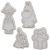 Skater CSM1-A Moomin Stamps Cookie Cutter Bread Cutter Set of
