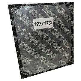 Chimsoc Replacement Stove Glass - Salamander Hobbit (197mm x 173mm Cut Corners)