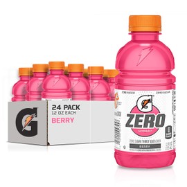 Gatorade Zero Sugar Thirst Quencher, Berry, 12 Ounce, 24 Count