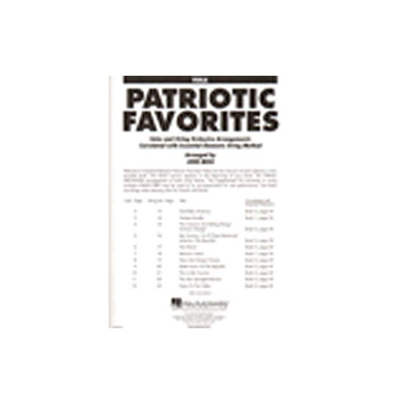 Patriotic Favorites for Strings: Viola
