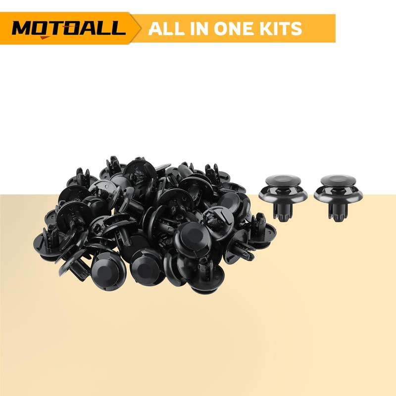 MOTOALL Nylon Front Fender Liner Trim Panel Bumper Shield Retainer