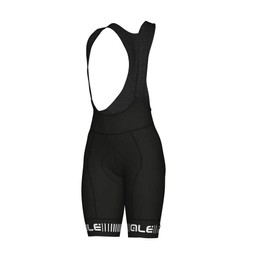 Alé Cycling Women's PR.R Strada Bib Shorts, Black/White, 3XL