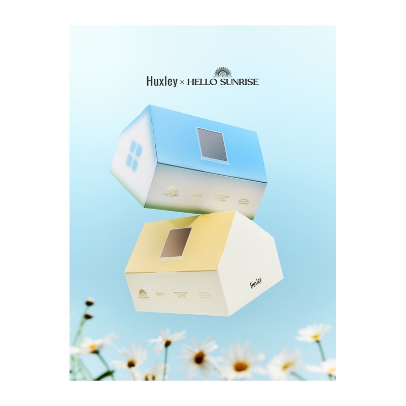 [HUXLEY × Hello Sunrise] Sun care special set (cap hat