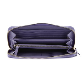 Coccinelle Tassel Zip Around Wallet Lavender, lavender