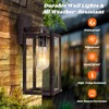 Brightever 2-Pack Outdoor Wall Light Fixtures, Brown Waterproof Anti-Rust Exterior