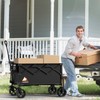 Collapsible Wagon Cart with Wheels Foldable - Folding Utility Heavy