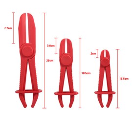 Hose Clamp Pliers, Car Nylon Clamping Pliers for Flexible Hoses, 3 Pieces