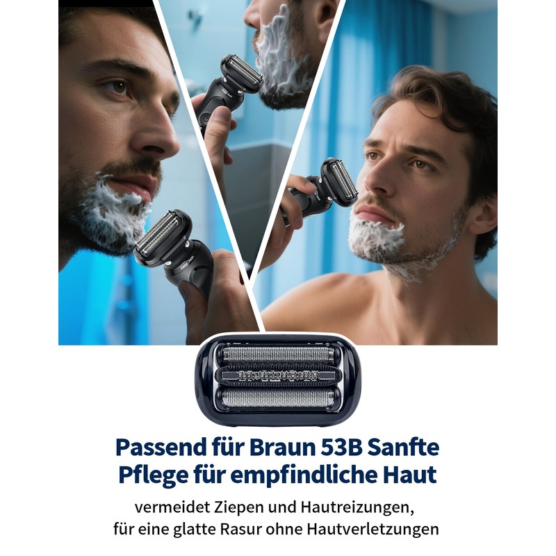 53B Shaving Head Compatible with Braun Series 5 & 6