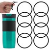 8pcs Replacement Rubber Lid Seals Compatible with Contigo Snapseal Byron