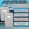 Kingdder 2 Pcs 1 Channel Gate Opener Remote Compatible with