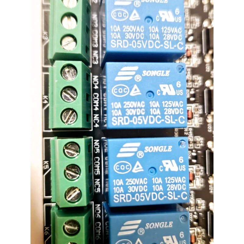 IOTMUG 8 Channel I2C Electromagnetic Relay Module Arduino Raspberry Dual