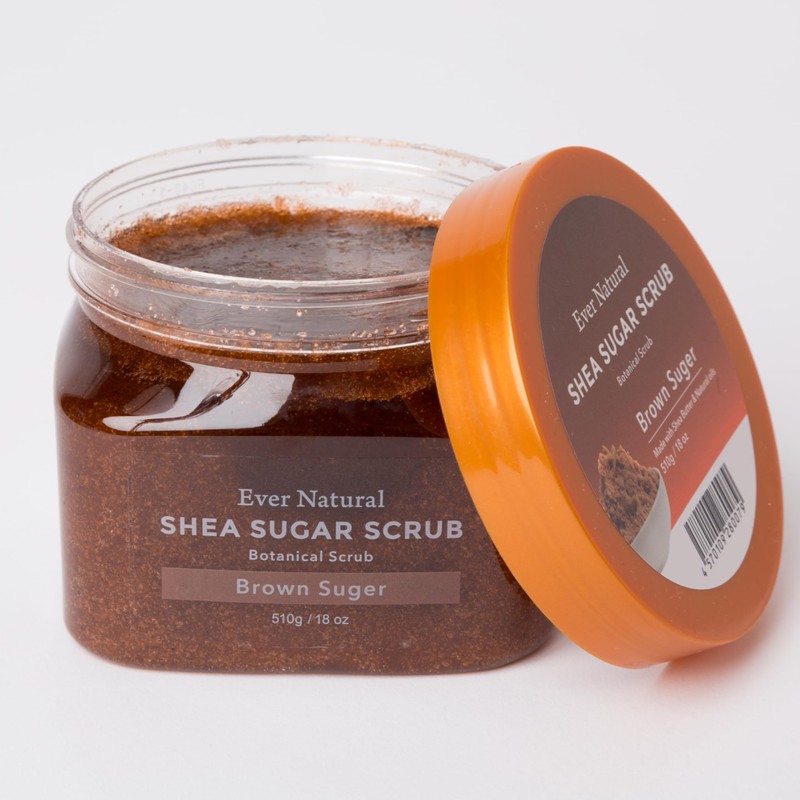Ever Natural Shea Sugar Body Scrub, Body Smoother, Body Care,