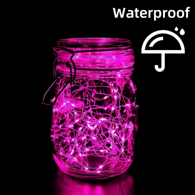 LAMPHOME 6 Pack Fairy Lights Battery Operated String Lights 6.6ft