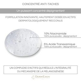 Dermeden - Txa Concentrado Antimanchas 3x10 Ml - Elimina y Reduce la Aparicin de Manchas Pigmentarias - Regula el Proceso de Melanognesis - Textura...