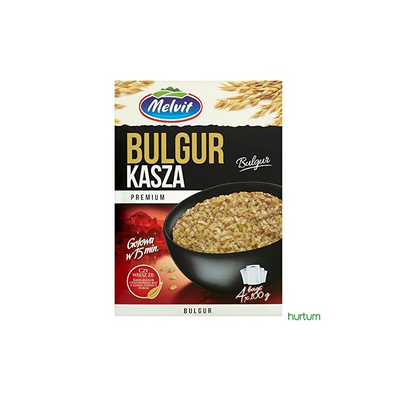 400 G BULGUR PREMIUM MELVIT - BOX OF 6 UNITS