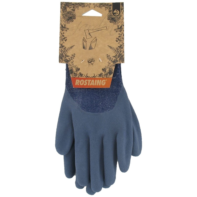 Rostaing DENIM-IT08 Gants de Jardinage Nitrile Fins Imperméables Solid Résistants