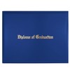 GraduationMall Handcrafted Imprinted Diploma Cover 6" x 8" (Royal)