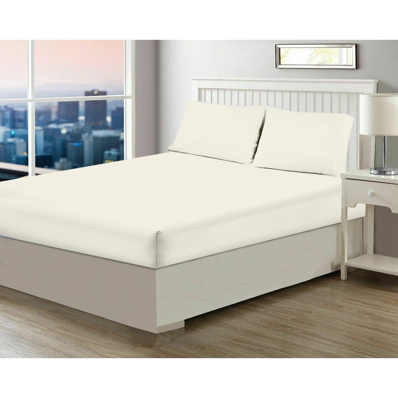 Sapphire Collection Fitted Sheet Non Iron Percale 180 Thread Count