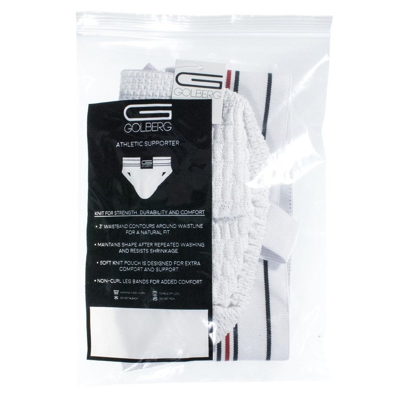 Golberg Athletic Supporter - (2 Pack, White, XX-Large)