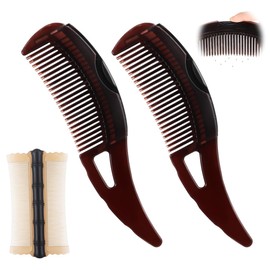 Dandruff Comb, Lice Comb, Hollow Tooth Head, Energy Massage, Hair Comb with Handle, Hair Comb for Dandruff, Better Hair Quality, Scalp Comb, Pack of 3