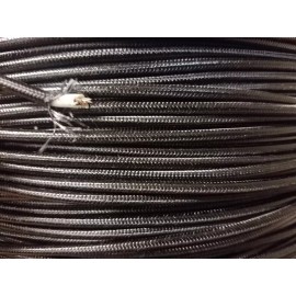 ACDC SRML BLACK 10 AWG 100' FT FIBER GLASS BRAID APPLIANCE HI TEMP WIRE MOTOR LEAD