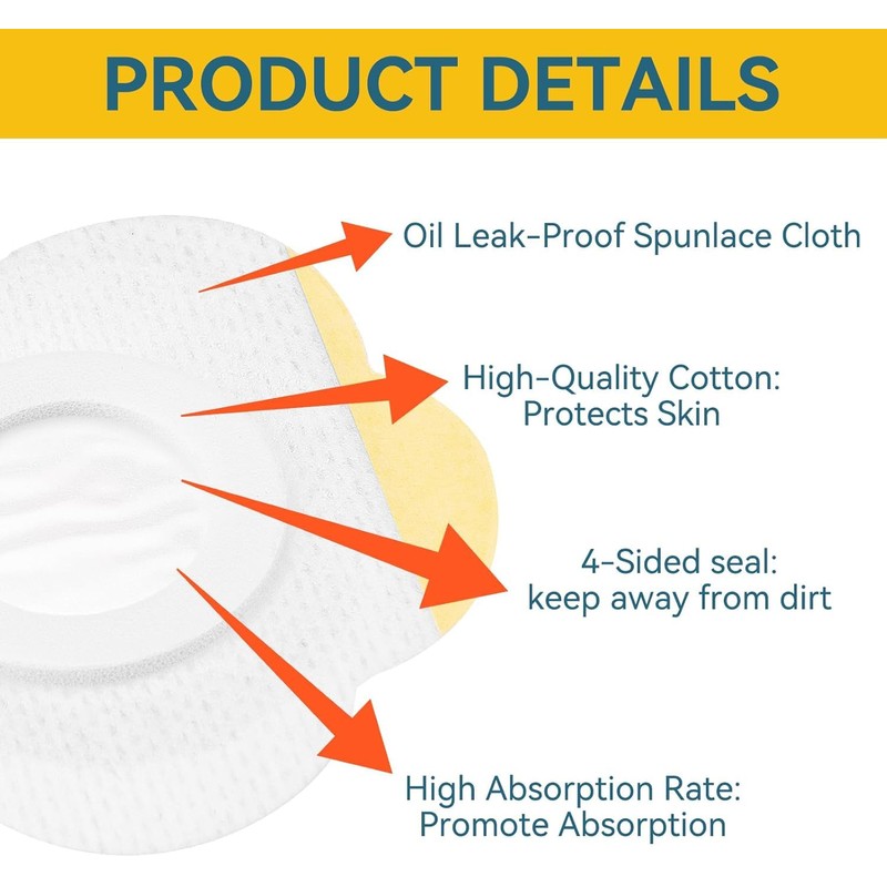 50pcs Castor Oil Belly Button Patches