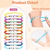 BHronony FDT Bead Friendship Bracelets - 12pcs Colorful Jewelry for