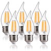 ALAMPEVER 800LM Super Bright Dimmable LED Light Bulb, E26 LED